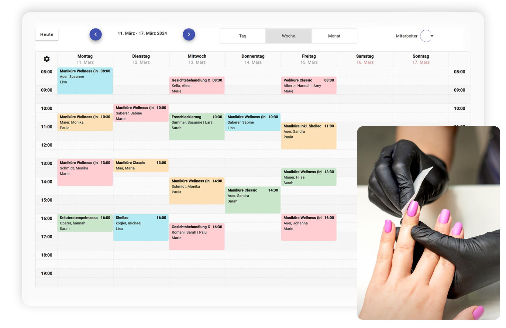 Kalender-Nagelstudio-Desktopansicht